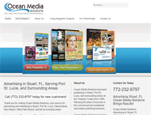 Tablet Screenshot of oceanmediasolutions.com